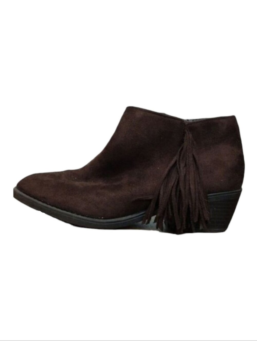 Soda Faux Suede Brown Ankle Booties Size 6.5!